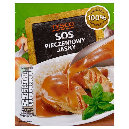 Tesco Sos pieczeniowy jasny 27 g