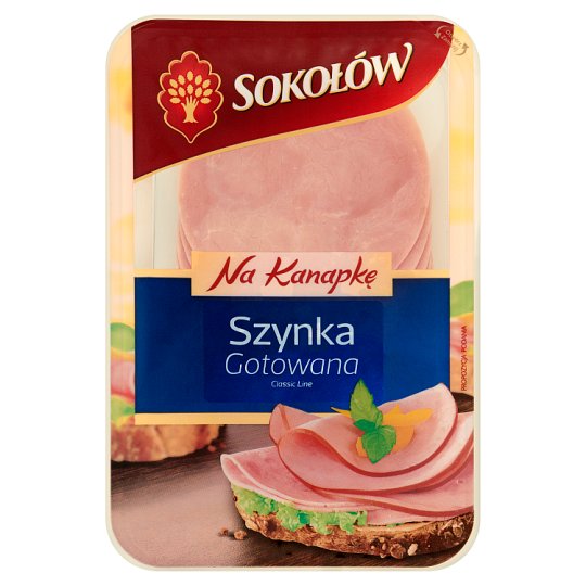 Sokołów Na kanapkę Szynka gotowana 120 g