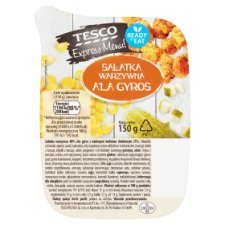 Tesco Express Menu! Sałatka warzywna a'la gyros 150 g