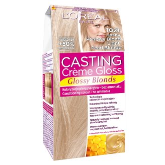 L'Oreal Paris Casting Creme Gloss Farba do włosów 1021 Jasny perłowy blond