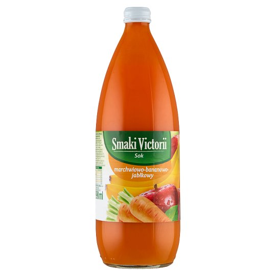 Victoria Cymes Smaki Victorii Sok marchwiowo-bananowo-jabłkowy 990 ml