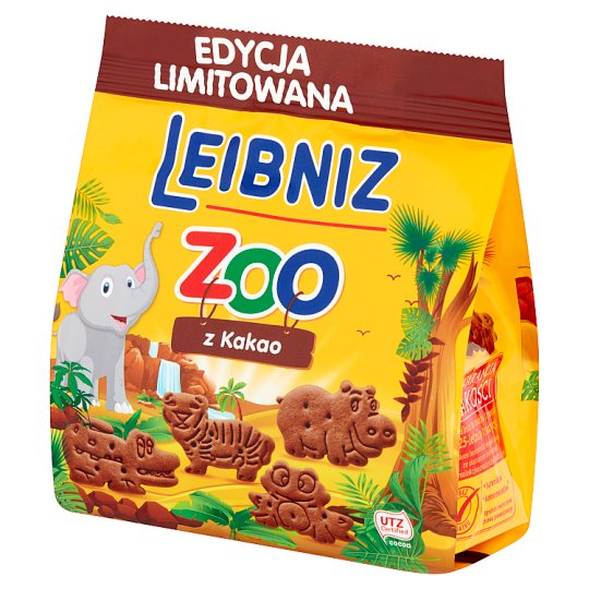 Leibniz ZOO Herbatniki z kakao 100 g