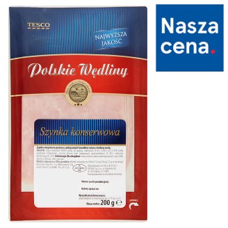 Tesco Polskie Wędliny Szynka konserwowa 200 g