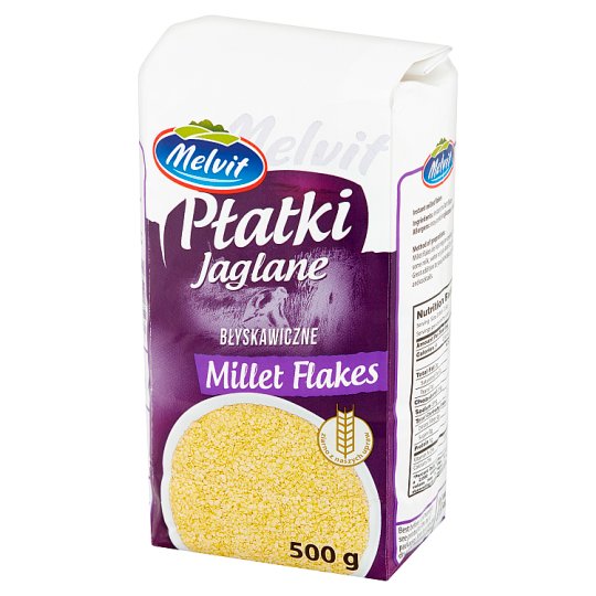 Melvit Płatki jaglane błyskawiczne 500 g