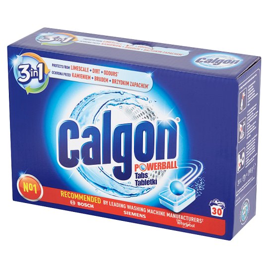 Calgon 3w1 Tabletki do pralek przeciw osadzaniu się kamienia 390 g (30 sztuk)