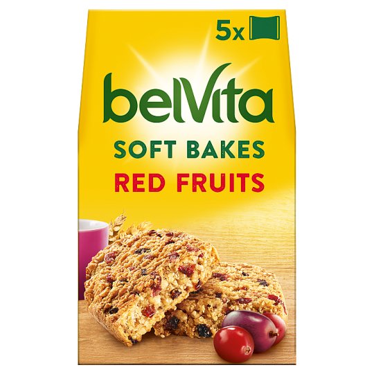 belVita Breakfast Ciastka zbożowe z żurawiną i rodzynkami 250 g