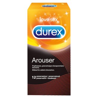 Durex Arouser Prezerwatywy 12 sztuk