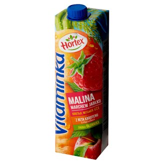 Hortex Vitaminka Malina marchewka jabłko Sok 1 l
