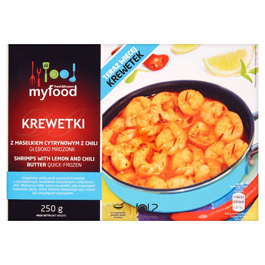 MyFood Shrimps with Lemon and Chili Butter 250 g