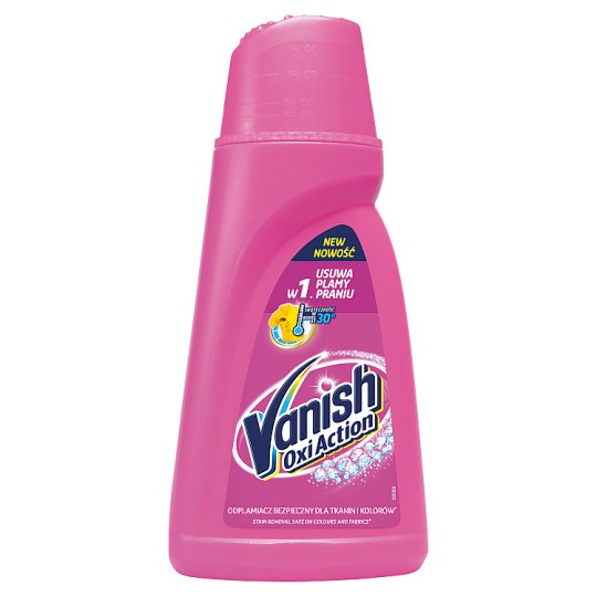 Vanish Oxi Action Odplamiacz do tkanin w płynie 1 l