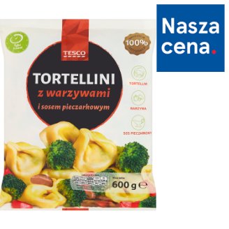 Tesco Tortellini z warzywami i sosem pieczarkowym 600 g