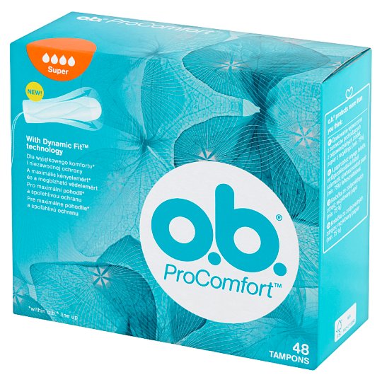 O.B. ProComfort Super Tampony 48 sztuk