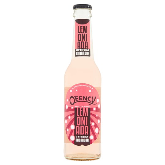 Qeency Napój gazowany lemoniada cytryna rabarbar 275 ml