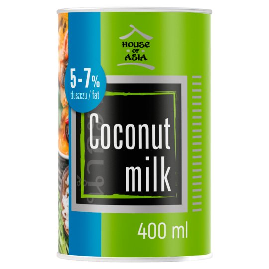 House of Asia Produkt roślinny z kokosa o obniżonej zawartości tłuszczu 400 ml