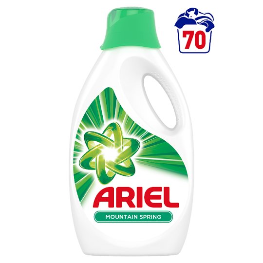 Ariel Mountain Spring Płyn do prania, 3.85l, 70 prań
