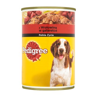 Pedigree z wołowiną w galaretce Karma pełnoporcjowa 400 g
