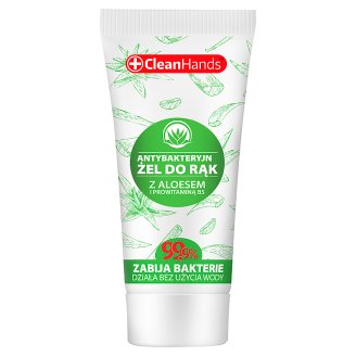 CleanHands Odświeżający żel do rąk z aloesem i prowitaminą B5 30 ml