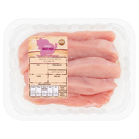Tesco Sznycel z piersi indyka 400 g