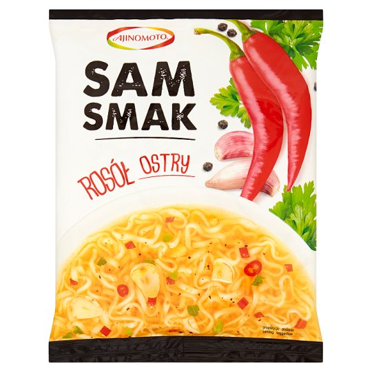 SamSmak Rosół ostry Zupa z makaronem typu nudle 61 g