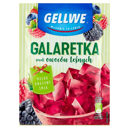 Gellwe Galaretka smak owoce leśne 75 g