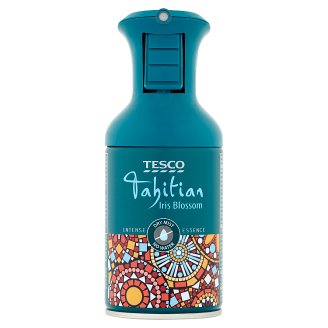 Tesco Tahitian Iris Blossom Odświeżacz powietrza w aerozolu bez wilgotnej mgiełki 250 ml