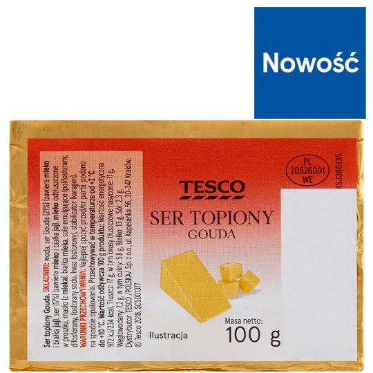 Tesco Ser topiony Gouda 100 g