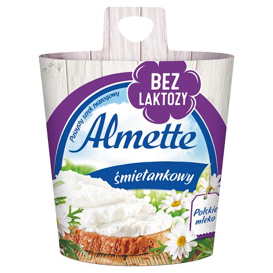 Almette Puszysty serek twarogowy śmietankowy bez laktozy 150 g