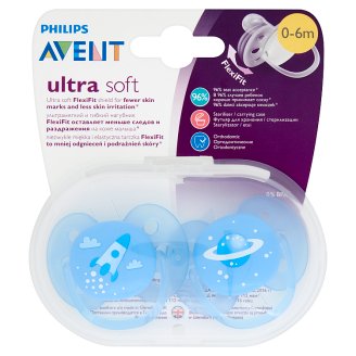 Avent Ultra Soft Smoczek 0-6 miesięcy 2 sztuki