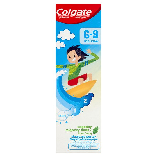 Colgate Przeciwpróchnicza pasta z fluorem 6-9 lat 50 ml