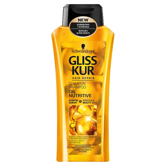 Gliss Kur Oil Nutritive Szampon 400 ml