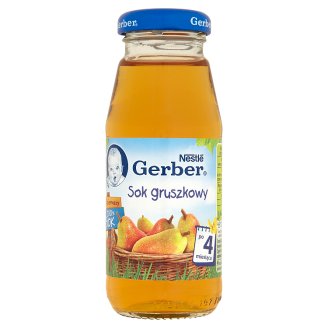Gerber Mój pierwszy 100% Sok gruszkowy po 4 miesiącu 175 ml