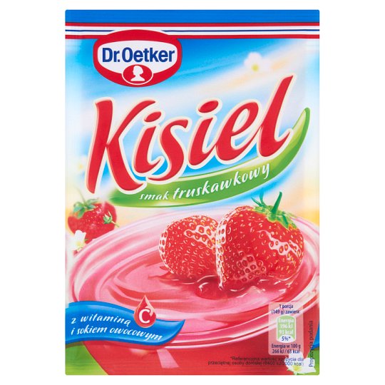 Dr. Oetker Kisiel smak truskawkowy 38 g