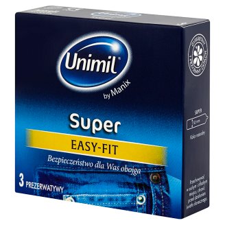 Unimil Super Prezerwatywy 3 sztuki