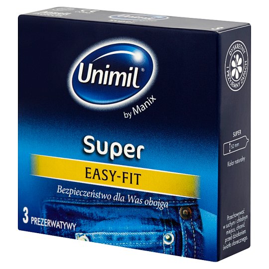 Unimil Super Prezerwatywy 3 sztuki