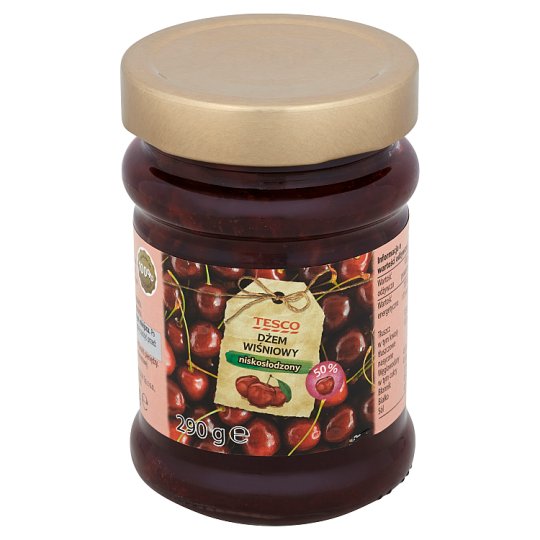 Tesco Dżem wiśniowy niskosłodzony 290 g