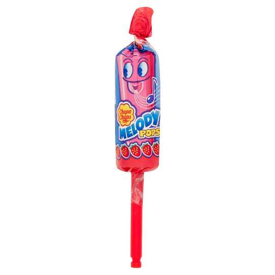 Chupa Chups Melody Pops Lizak o smaku truskawkowym 15 g