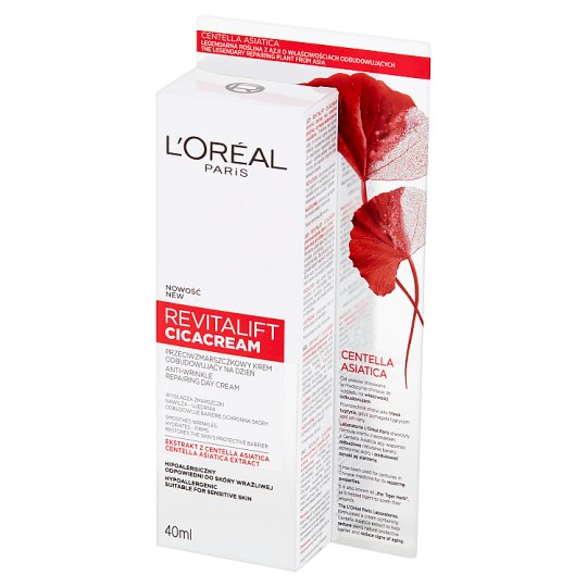 L'Oreal Paris Revitalift Cicacream Przeciwzmarszczkowy krem odbudowujący na dzień 40 ml