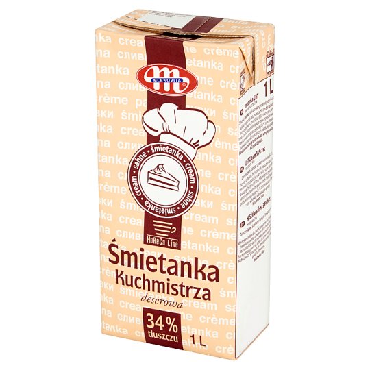 Mlekovita Horeca Line Śmietanka Kuchmistrza deserowa 34% 1 l