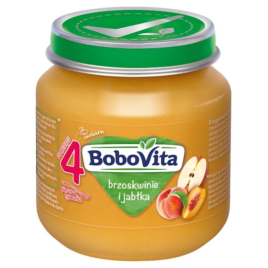 BoboVita Brzoskwinie i jabłka po 4 miesiącu 125 g