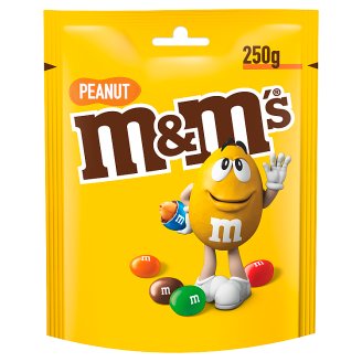 M&M's Peanut Orzeszki ziemne oblane czekoladą w kolorowych skorupkach 250 g