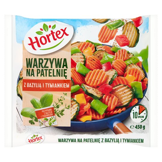 Hortex Warzywa na patelnię z bazylią i tymiankiem 450 g