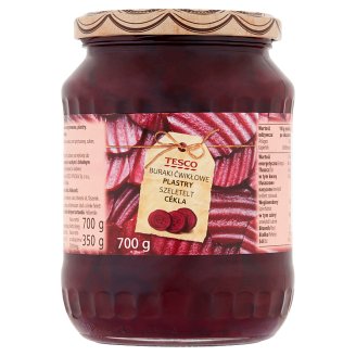 Tesco Buraki ćwikłowe plastry 700 g