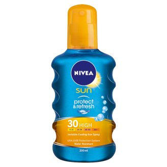 NIVEA Sun Protect & Refresh Przezroczysty spray do opalania SPF 30 200 ml