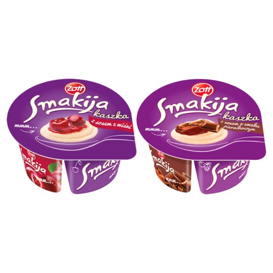 Smakija Kaszka z sosem jabłkowo-cynamonowym 130 g