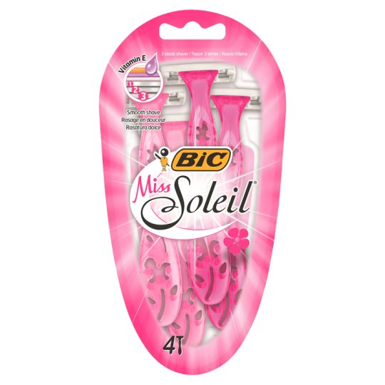 Bic Miss Soleil Maszynka do golenia różowa 4 sztuki