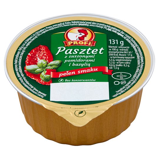 Profi Pate with Dried Tomatoes and Basil 131 g