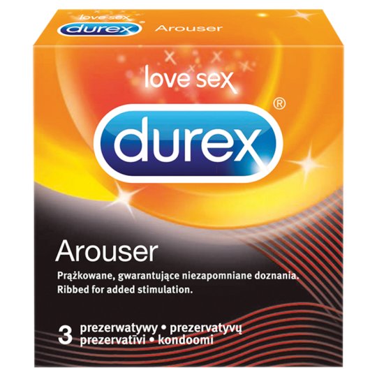 Durex Arouser Prezerwatywy 3 sztuki