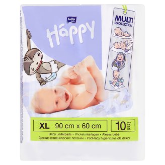 Bella Baby Happy Podkłady higieniczne dla dzieci 90 x 60 cm 10 sztuk