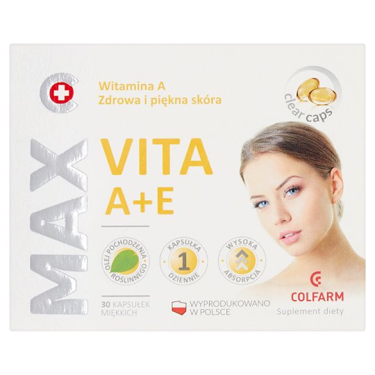 Colfarm Max Vita A+E Suplement diety 4 g (30 sztuk)