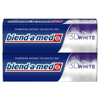 Blend-A-Med 3D White Pasta do zębów 2 x 75 ml